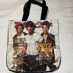 Jonas brothers 2009 vinyl tote bag. Never used.